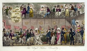 Der Königliche Salon, Piccadilly, aus 